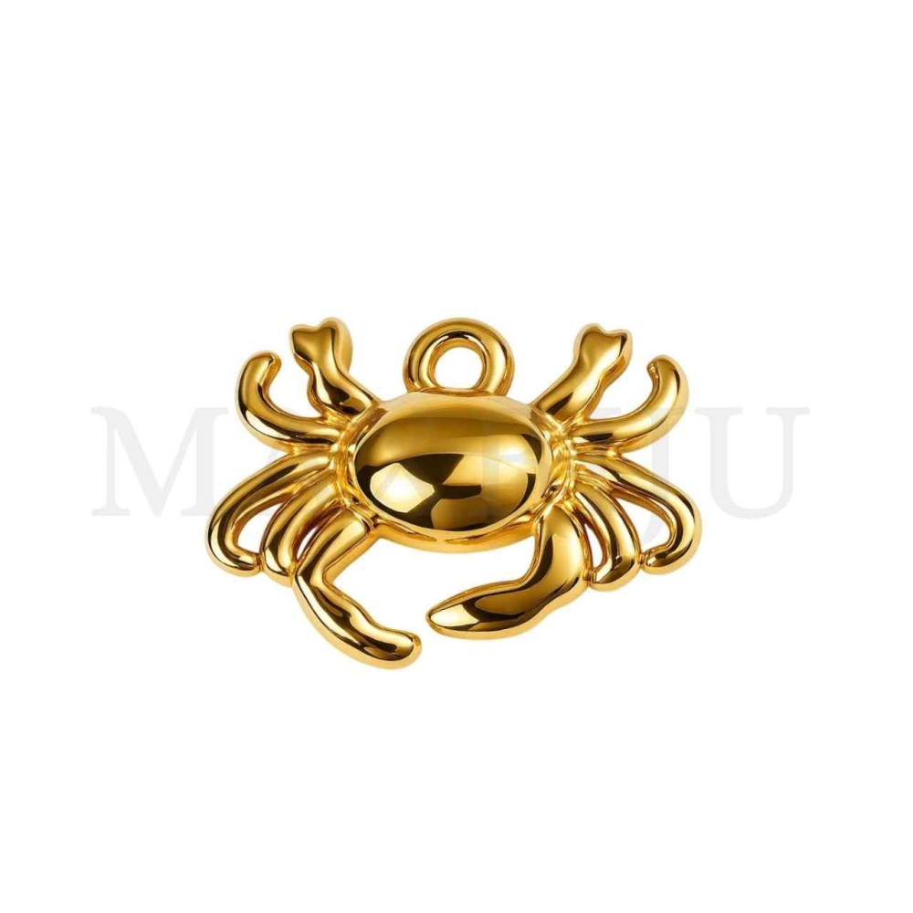 Stainless Steel Pendant - Crab 15x11mm