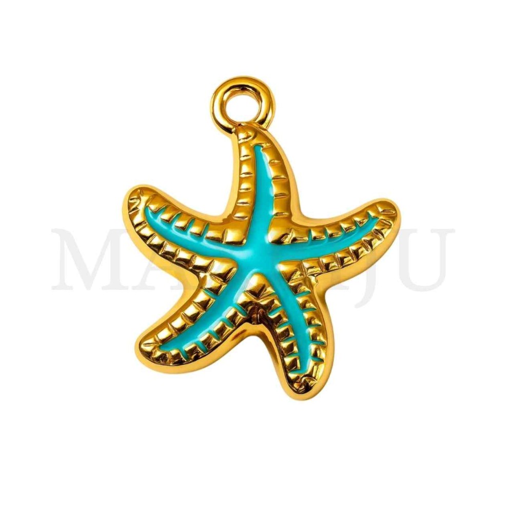 Stainless Steel Pendant - Starfish 16x19mm