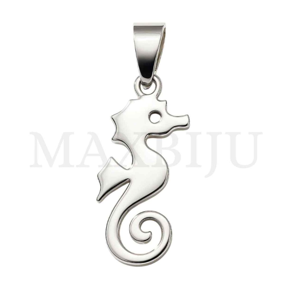Stainless Steel Pendant - Sea Horse 10x21mm