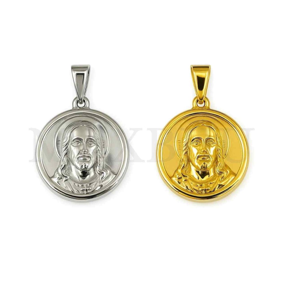 Stainless Steel Pendant - Jesus Christ 22mm