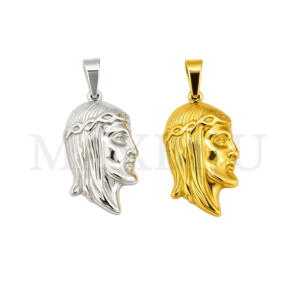 Stainless Steel Pendant - Jesus Christ 22x34mm