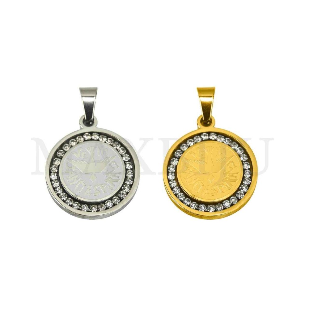 Stainless Steel Pendant - Holy Spirit 25mm