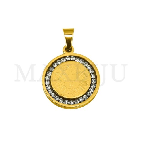 Stainless Steel Pendant - Holy Spirit 25mm