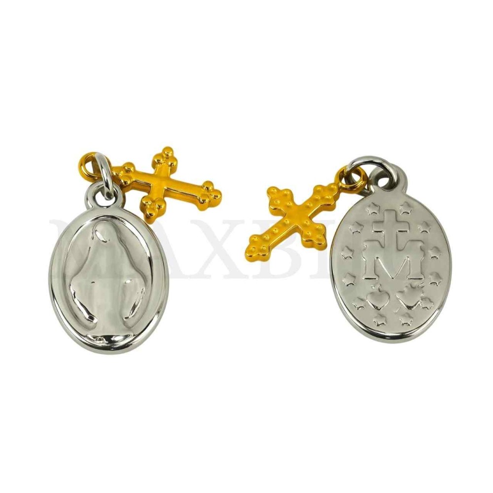 Stainless Steel Pendant - Virgin Mary 9x12mm