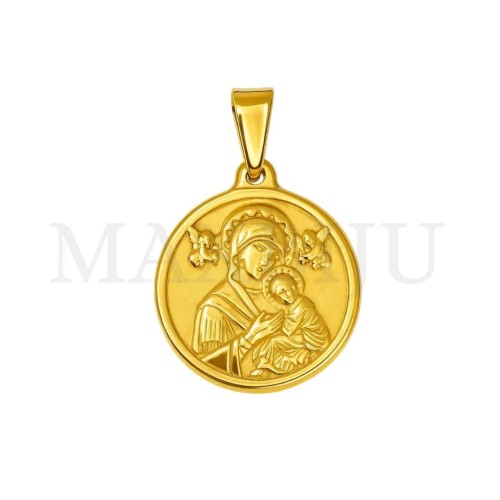 Stainless Steel Pendant - Our Lady of Mount Carmel 20mm