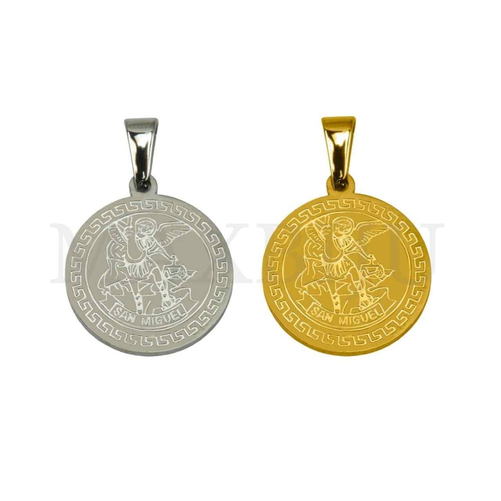 Stainless Steel Pendant - St Michael 20mm