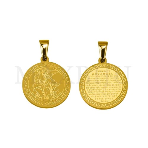 Stainless Steel Pendant - St Michael 20mm