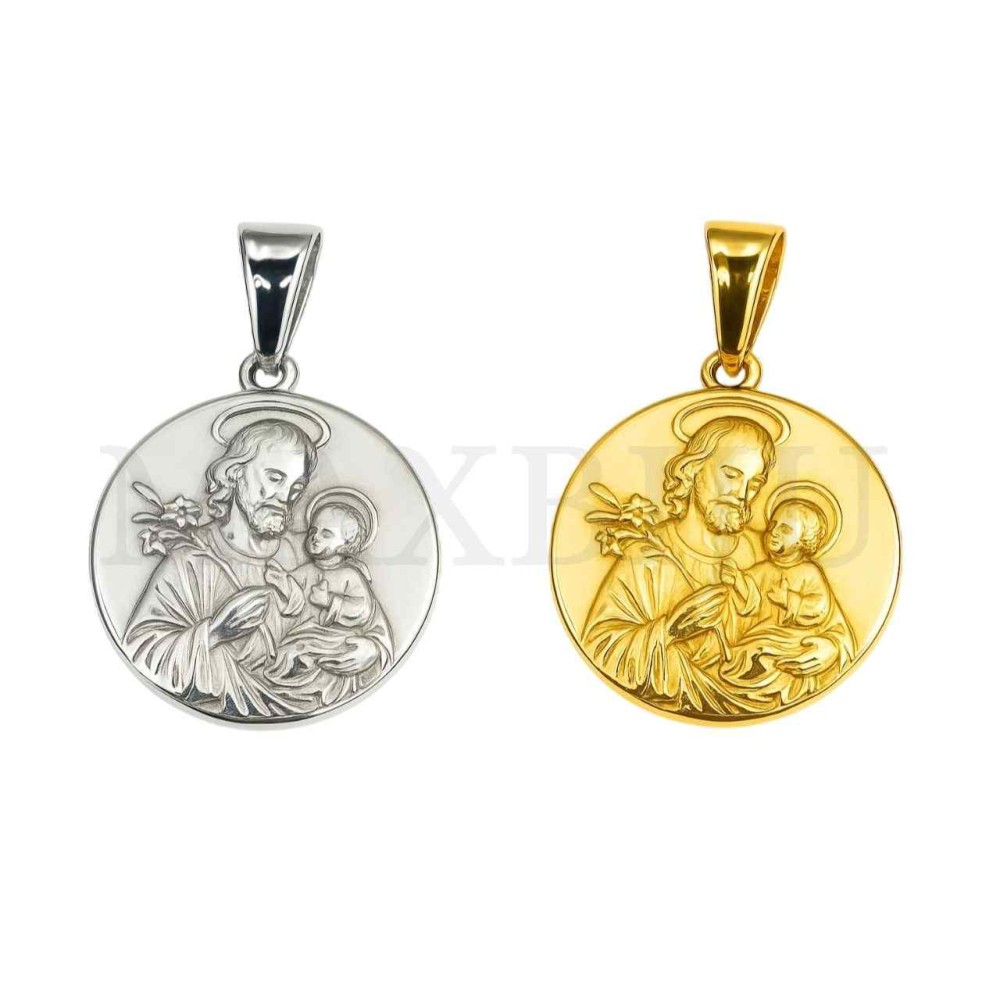 Stainless Steel Pendant - Santo António 27mm