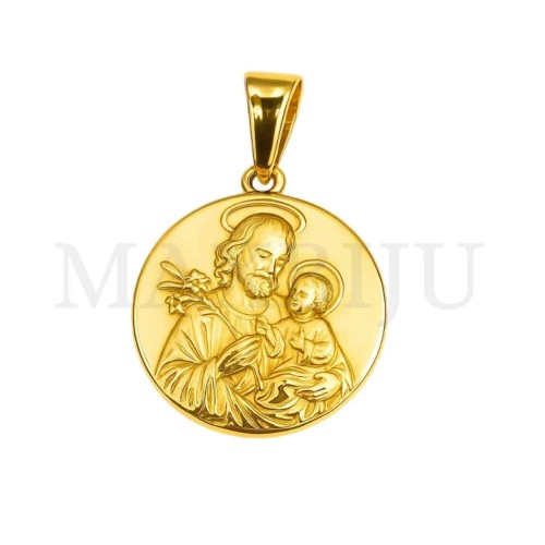 Stainless Steel Pendant - Santo António 27mm