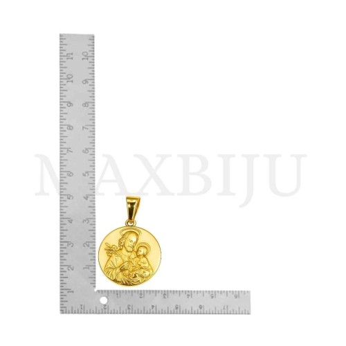 Stainless Steel Pendant - Santo António 27mm