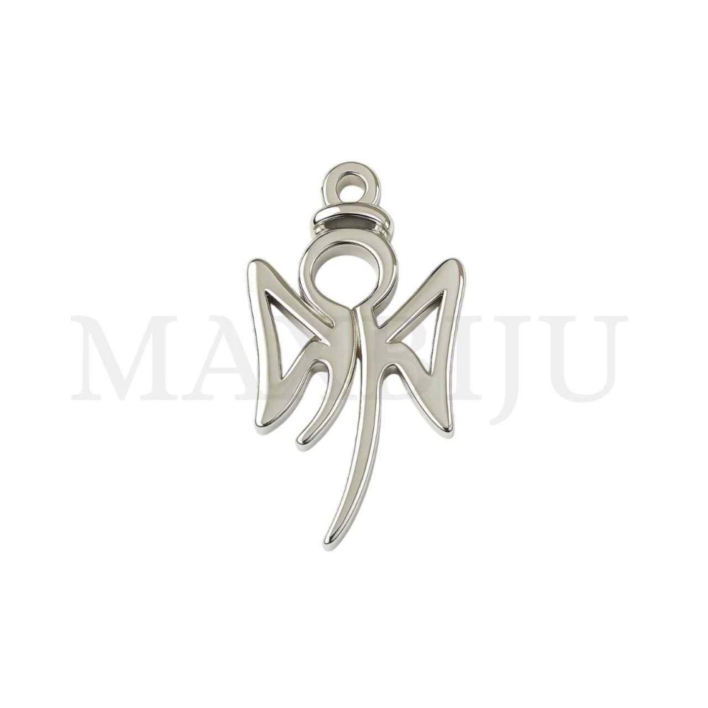 Stainless Steel Pendant - Angels 7x13mm