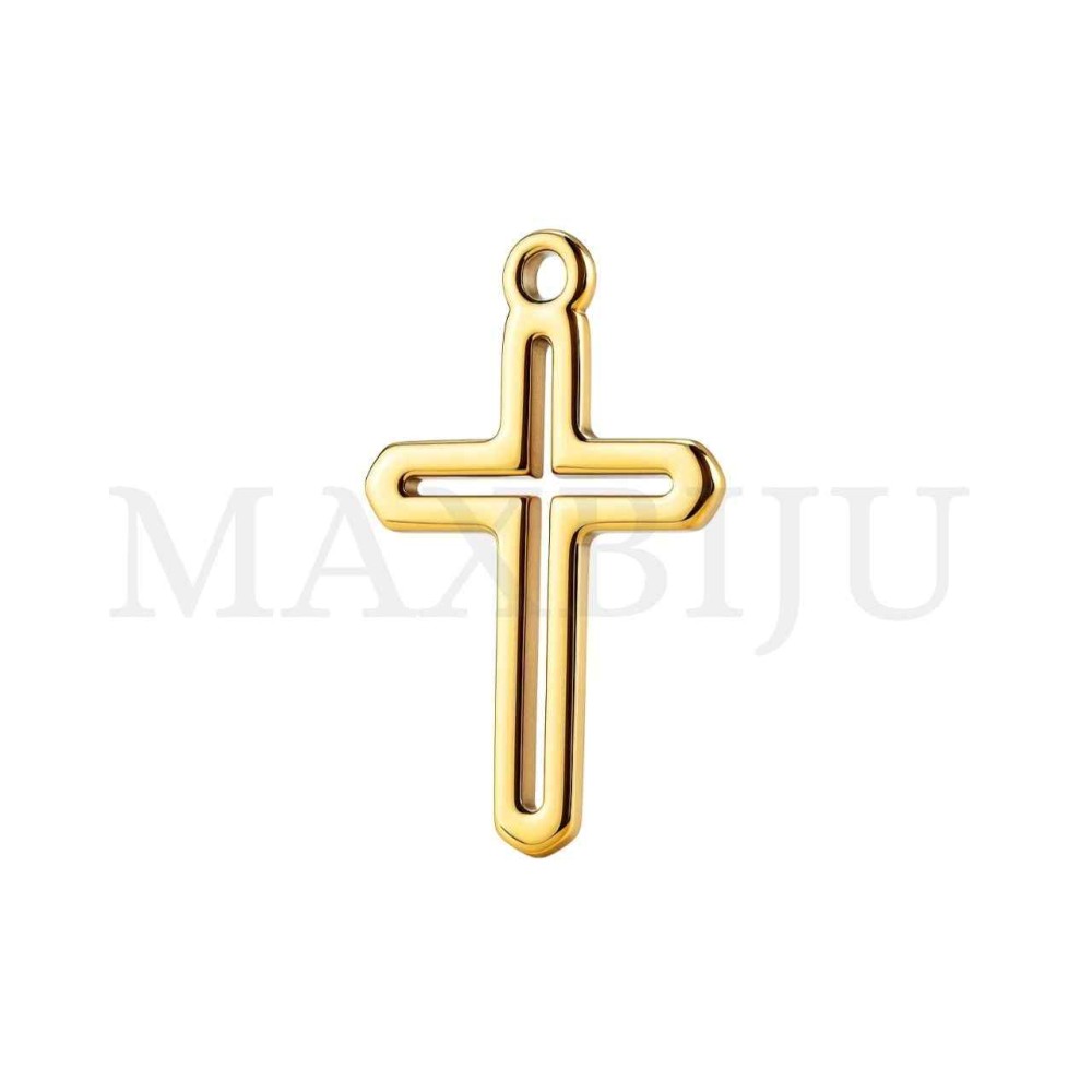 Stainless Steel Pendant-  Cross 8x13mm