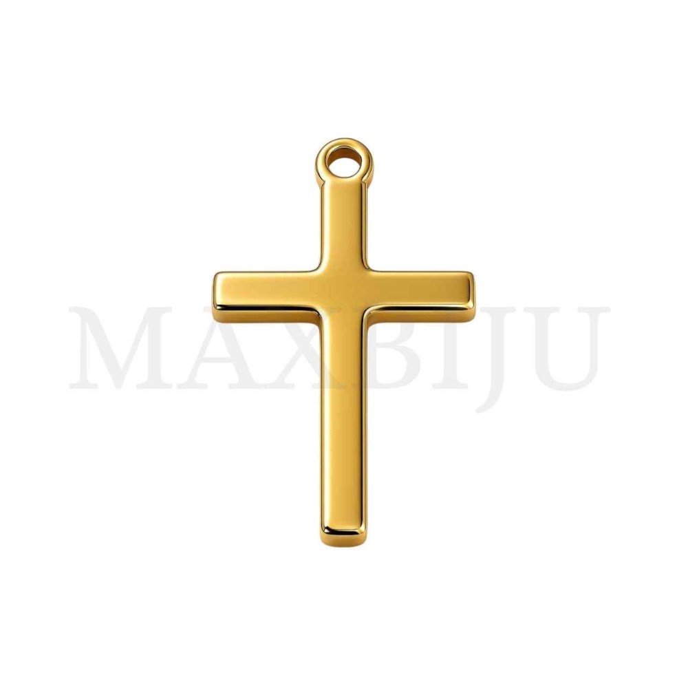 Stainless Steel Pendant-  Cross 10x18mm