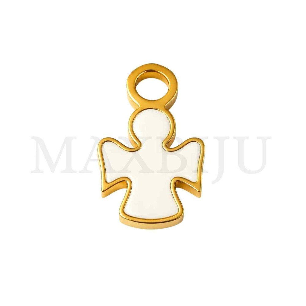 Stainless Steel Pendant - Angels 9x15m