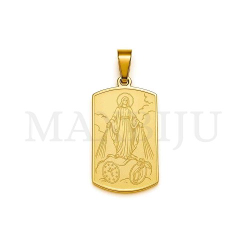 Stainless Steel Pendant - Virgem Maria 20x39mm