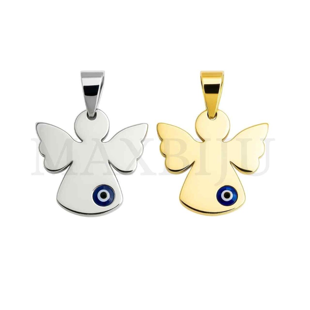 Stainless Steel Pendant - Angel 25x25mm