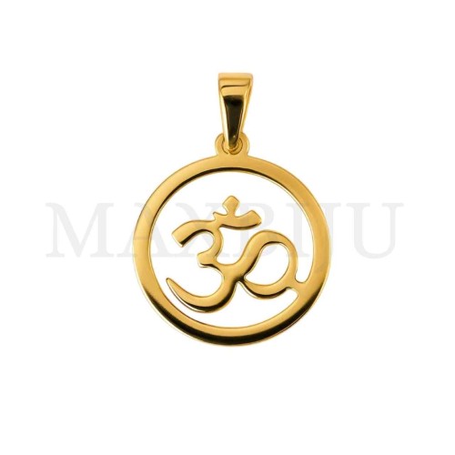 Stainless Steel Pendant-  Om 30mm