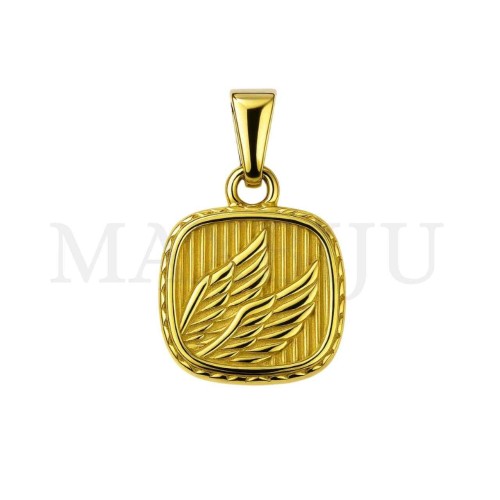 Stainless Steel Pendant - Angels Wings 17x22mm