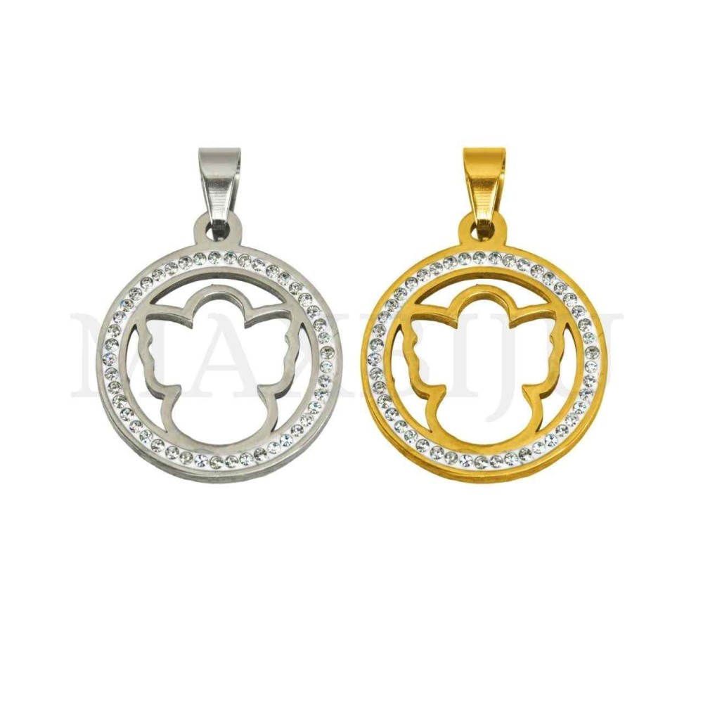 Stainless Steel Pendant - Angel 20mm
