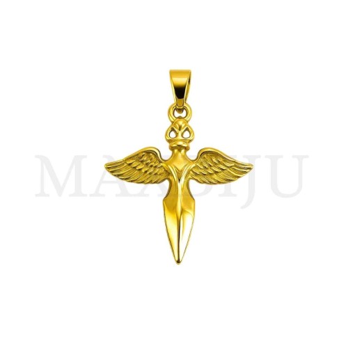 Stainless Steel Pendant - Sword 33x39mm