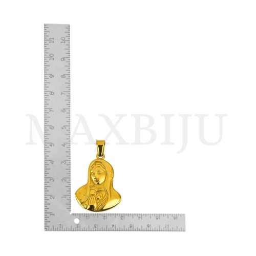 Stainless Steel Pendant - Our Lady of Guadalupe 31x40mm