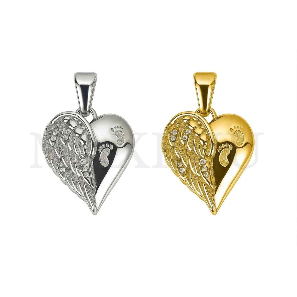 Stainless Steel Pendant - Heart 16x21mm