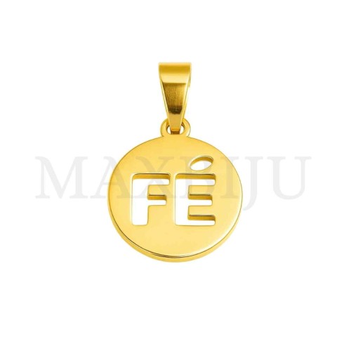 Stainless Steel Pendant - Fé 16mm