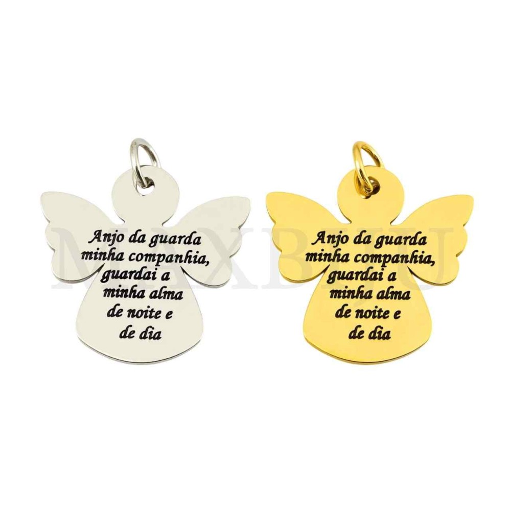 Stainless Steel Pendant - Angel 20x21mm