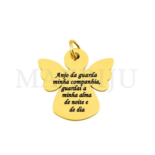 Stainless Steel Pendant - Angel 20x21mm