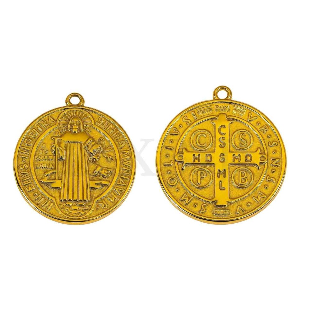 Stainless Steel Pendant - Saint Benedict 23mm