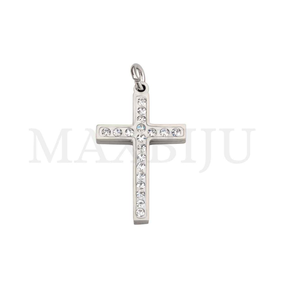Stainless Steel Pendant - Cross 11x19mm
