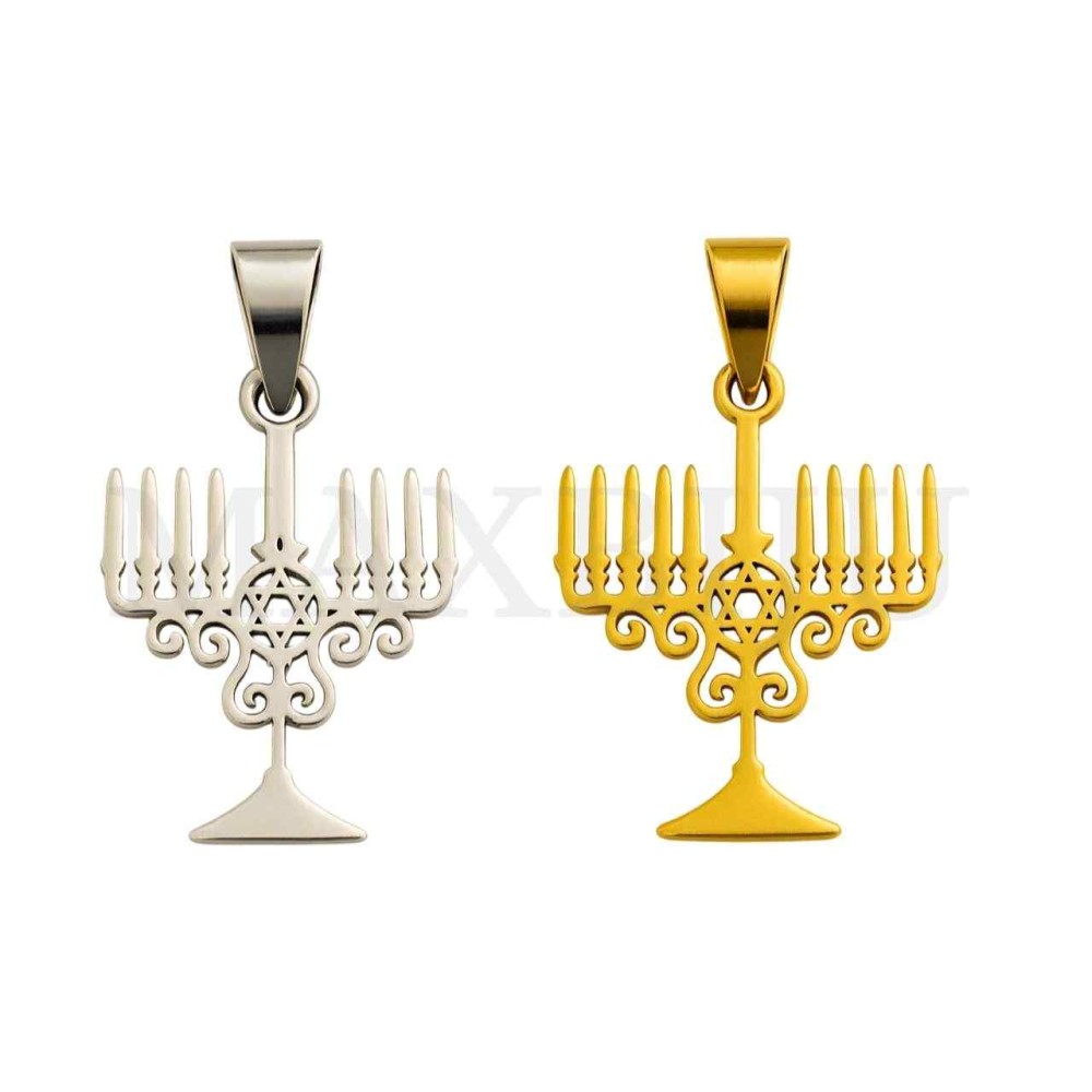 Stainless Steel Pendant - Chandelier 19x29mm