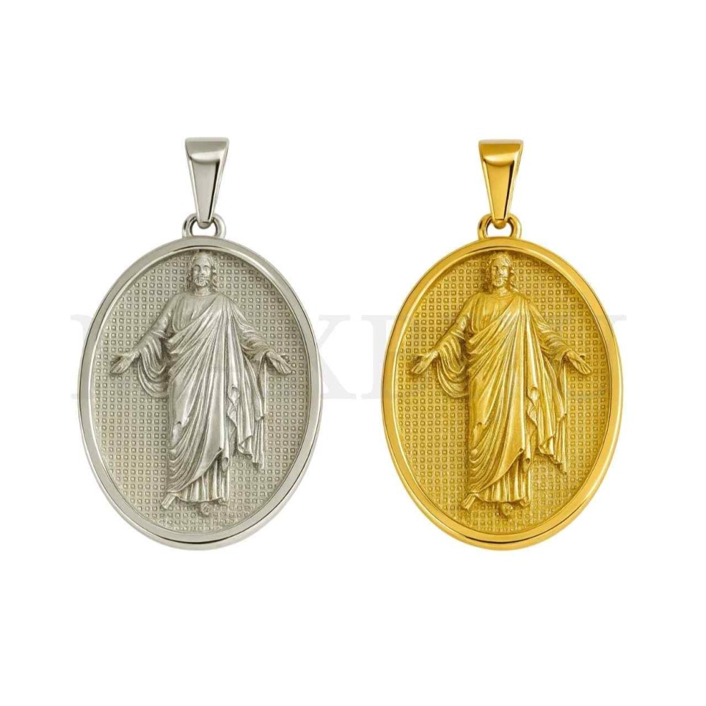 Stainless Steel Pendant - Jesus Christ 29x41mm