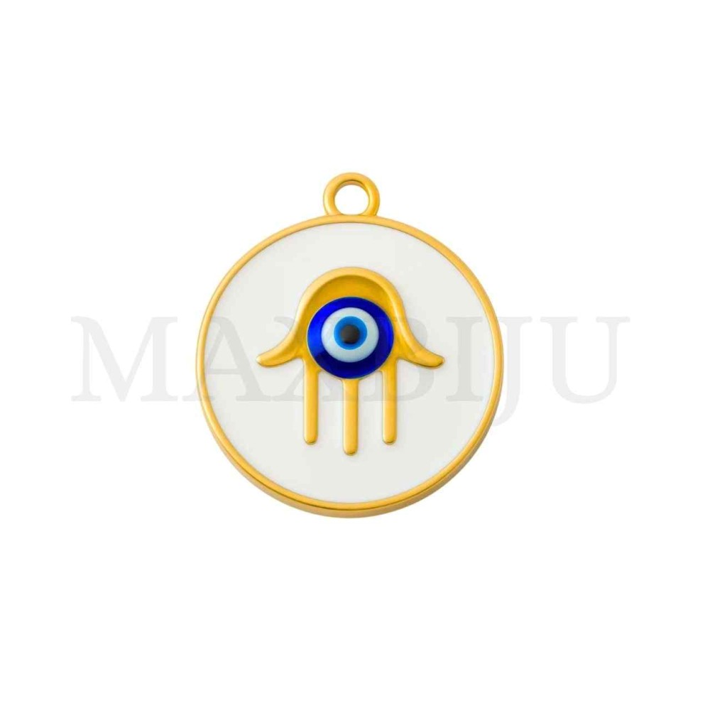 Stainless Steel Pendant - Fatima's Hand 18mm