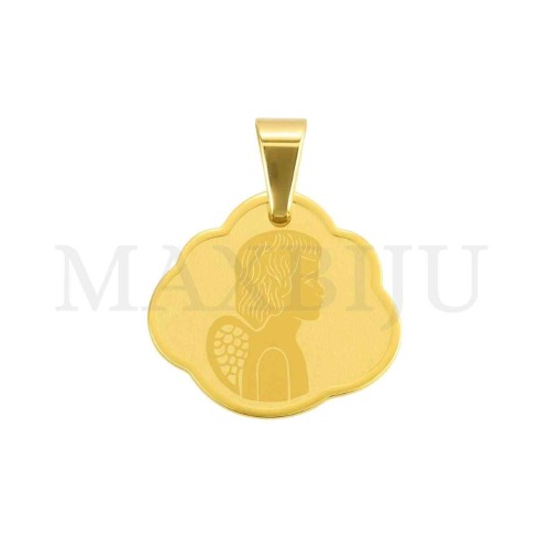 Stainless Steel Pendant - Angel 25x23mm