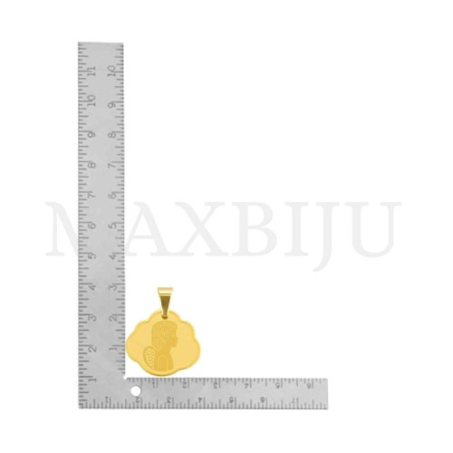 Stainless Steel Pendant - Angel 25x23mm