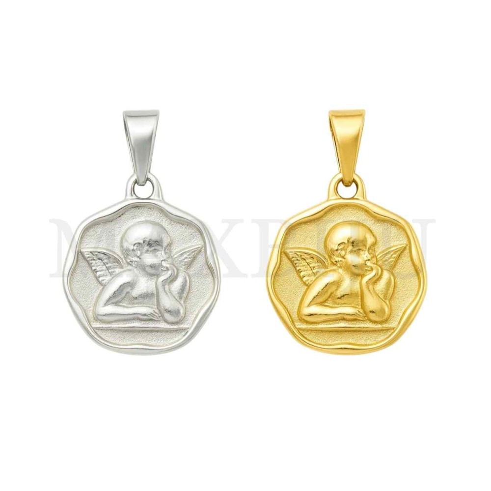 Stainless Steel Pendant - Angel 18x21mm