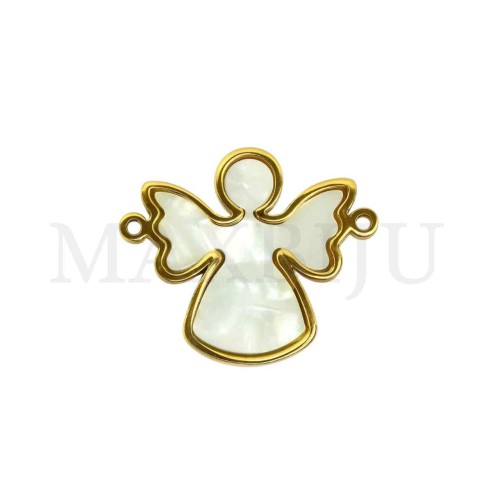 Stainless Steel Pendant - Angel 19x16mm