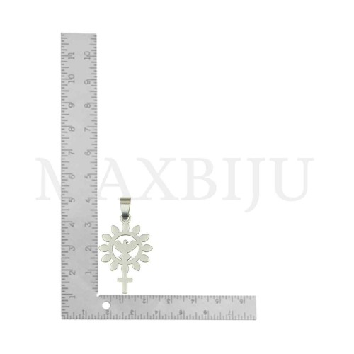 Stainless Steel Pendant - Holy Spirit 23x35mm