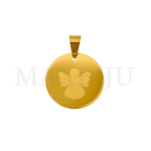 Stainless Steel Pendant - Angel 25mm