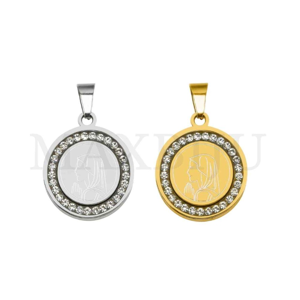 Stainless Steel Pendant - Our Lady 25mm