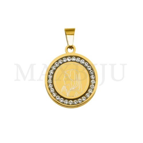 Stainless Steel Pendant - Our Lady 25mm