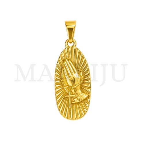 Stainless Steel Pendant -  Hands 15x34mm