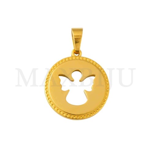 Stainless Steel Pendant - Angel 20mm