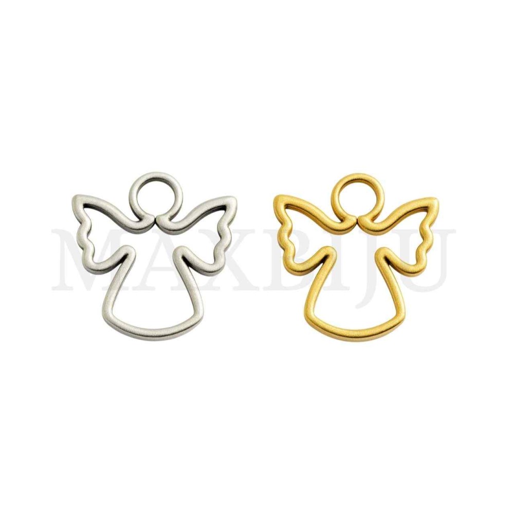 Stainless Steel Pendant - Angel 16x17mm