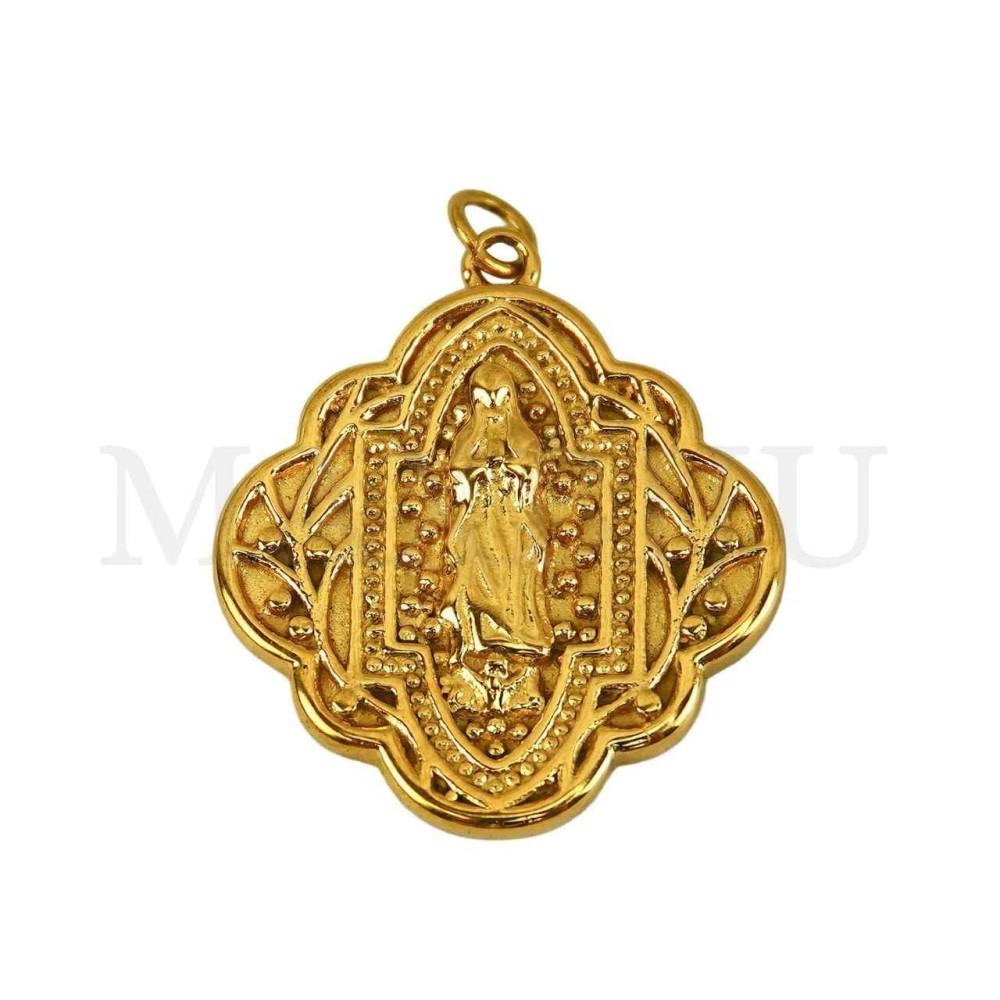 Stainless Steel Pendant - Our Lady 22x24mm