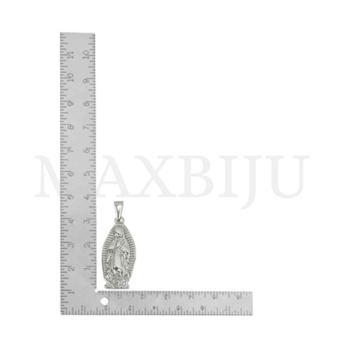 Stainless Steel Pendant - Our Lady of Guadalupe 15x32mm