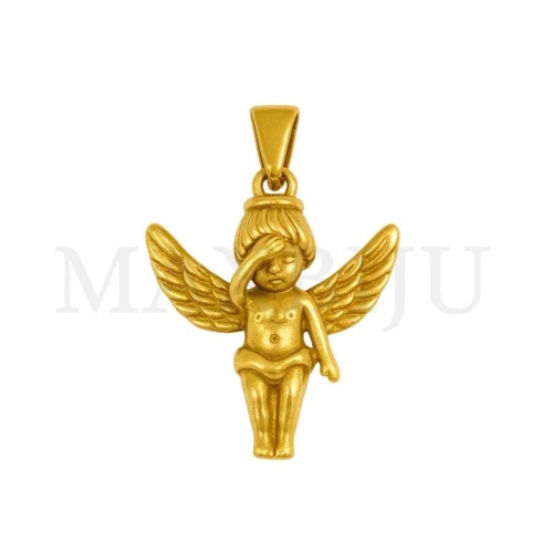 Stainless Steel Pendant - Angel 20x23mm