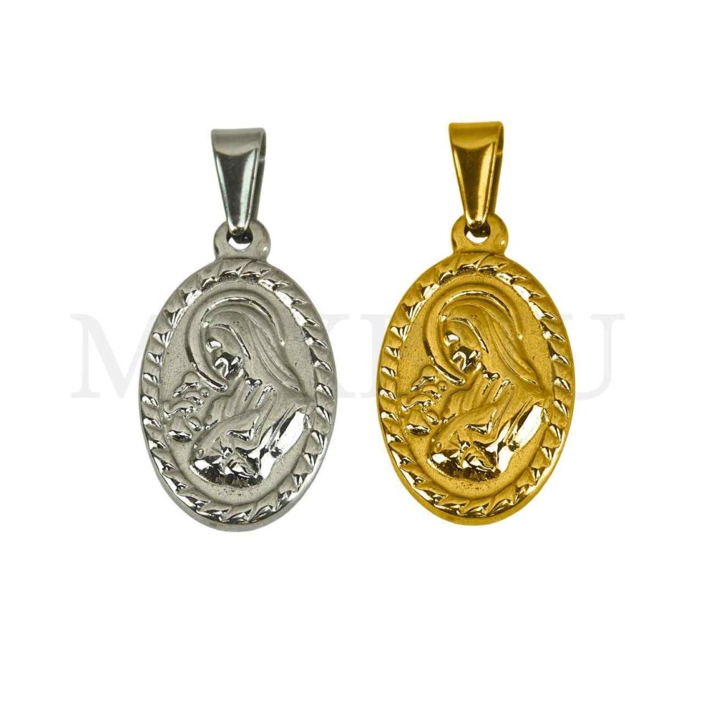 Stainless Steel Pendant - Santa Catarina 15x24mm