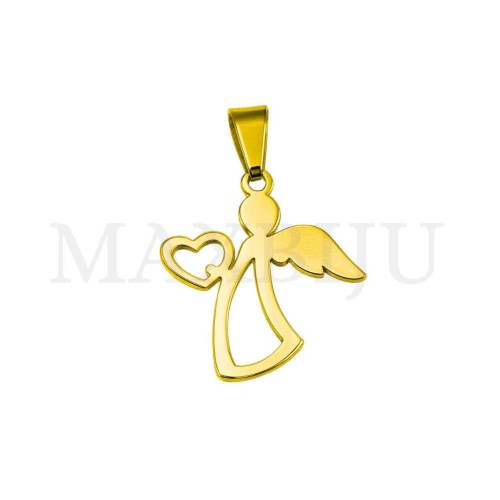 Stainless Steel Pendant - Angel 19x21mm